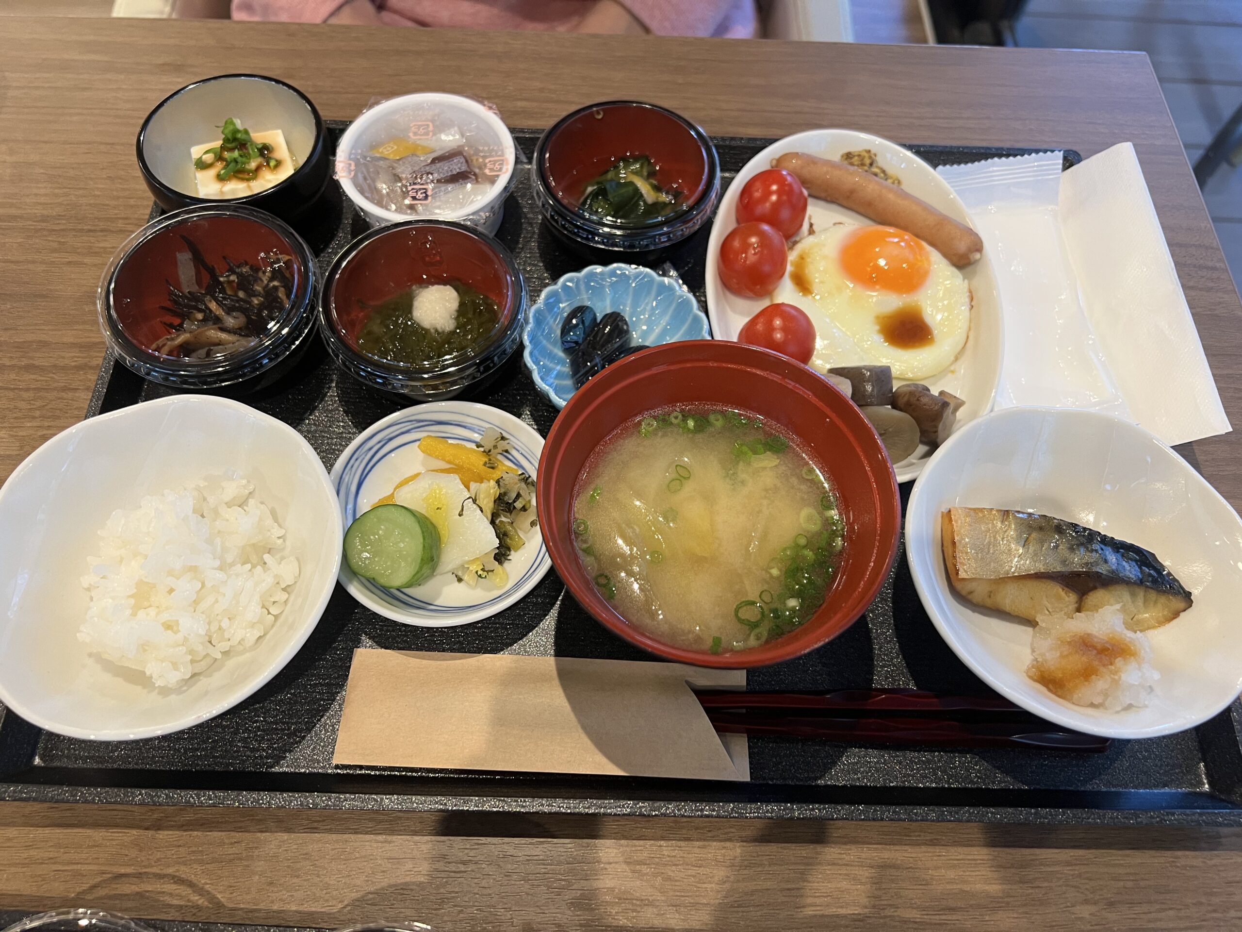 ドーミーイン神戸元町 朝食の和食膳