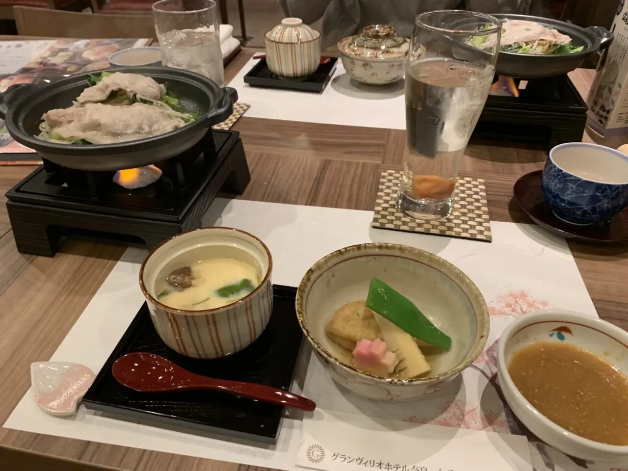 グランヴィリオホテル奈良 -和蔵- 夕食の和食膳