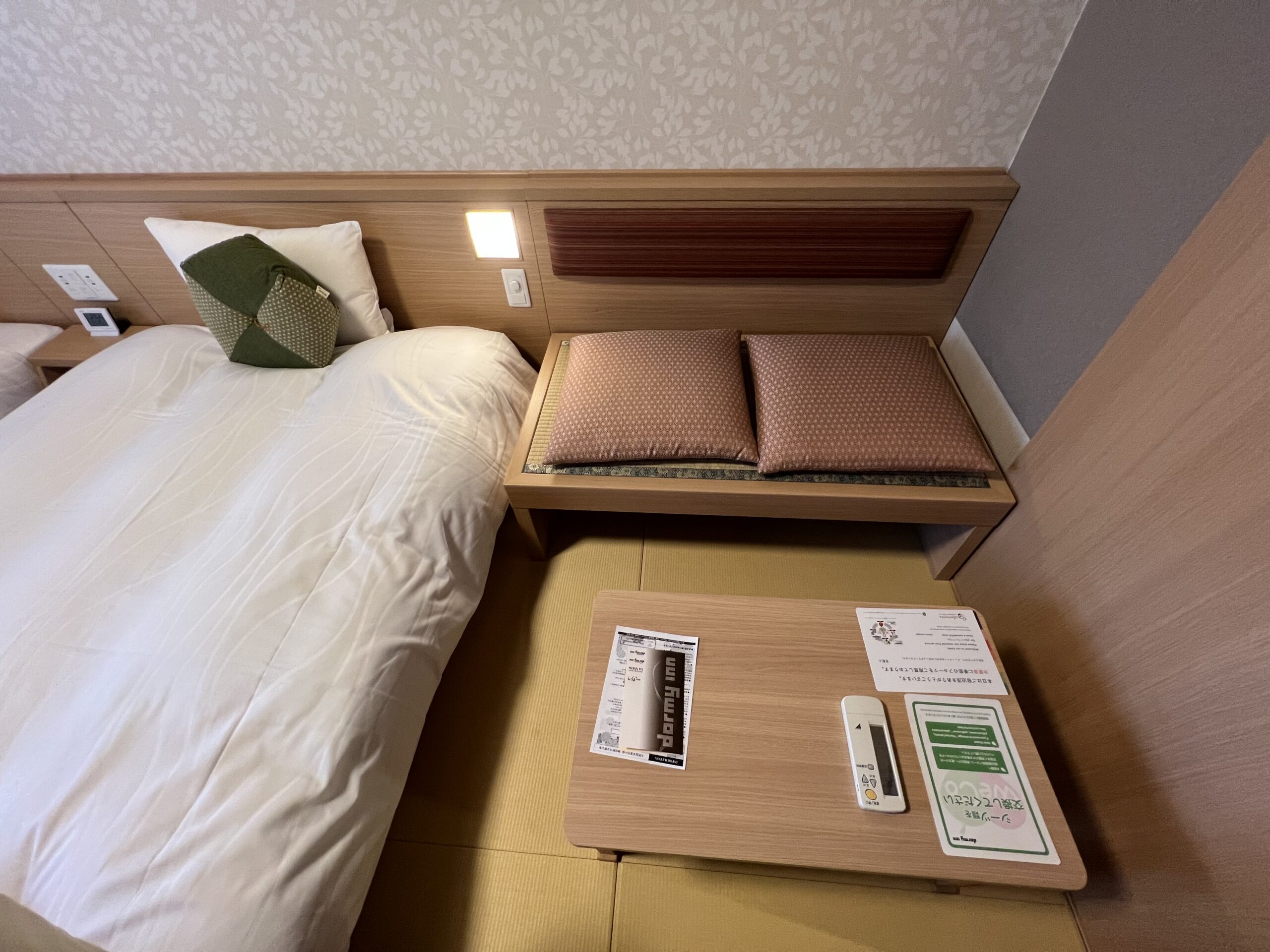 御宿 野乃京都七条の和風ベッドルーム