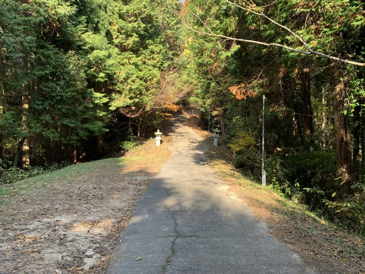 サムハラ神社 奥の宮の参道
