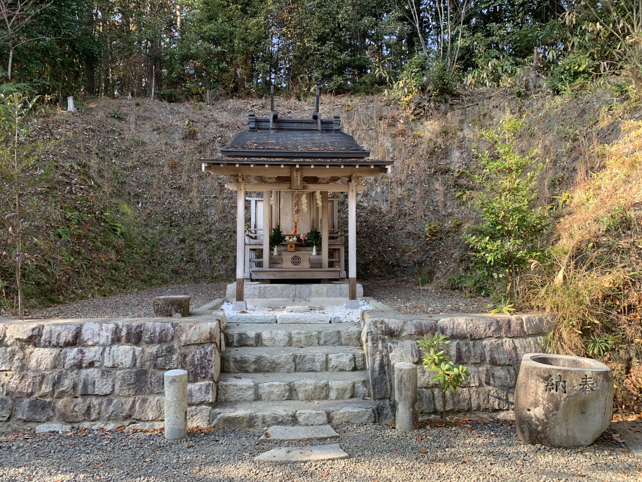 サムハラ神社 奥の宮の境内の祠