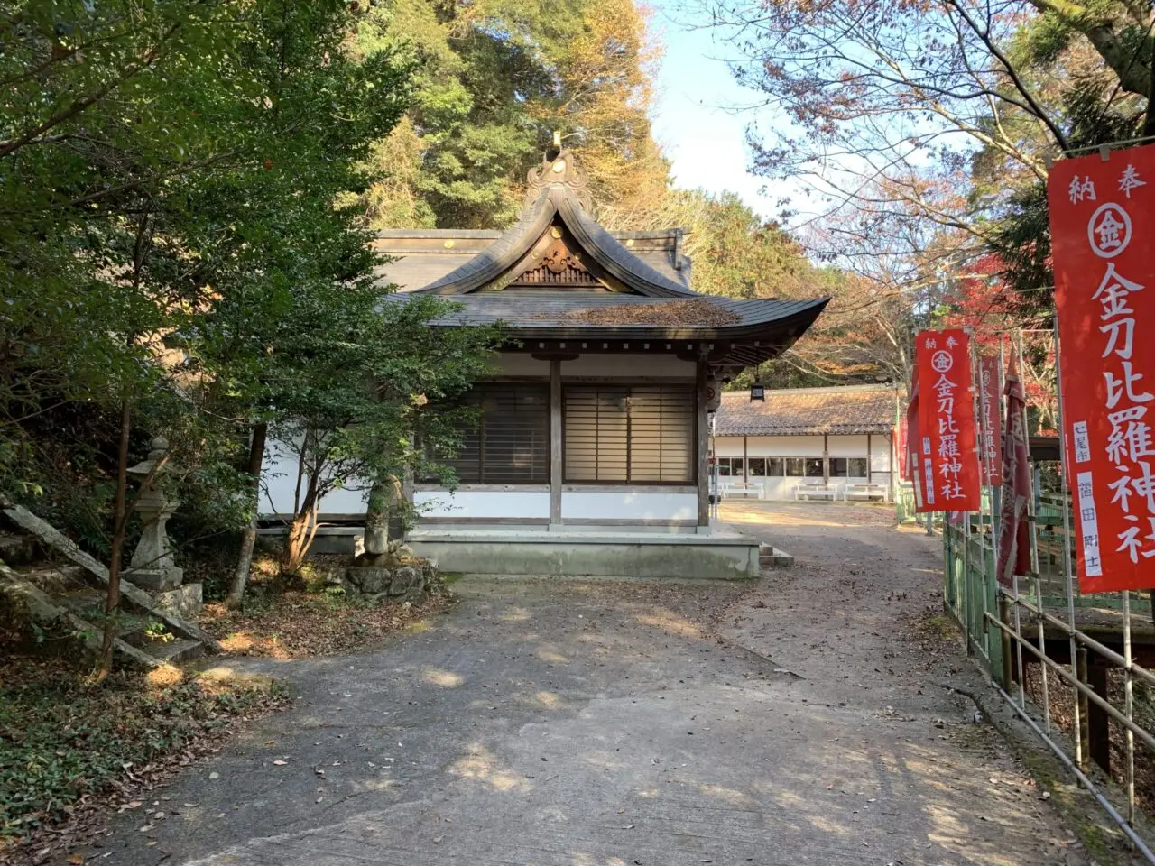 サムハラ神社 奥の宮に隣接する金刀比羅神社