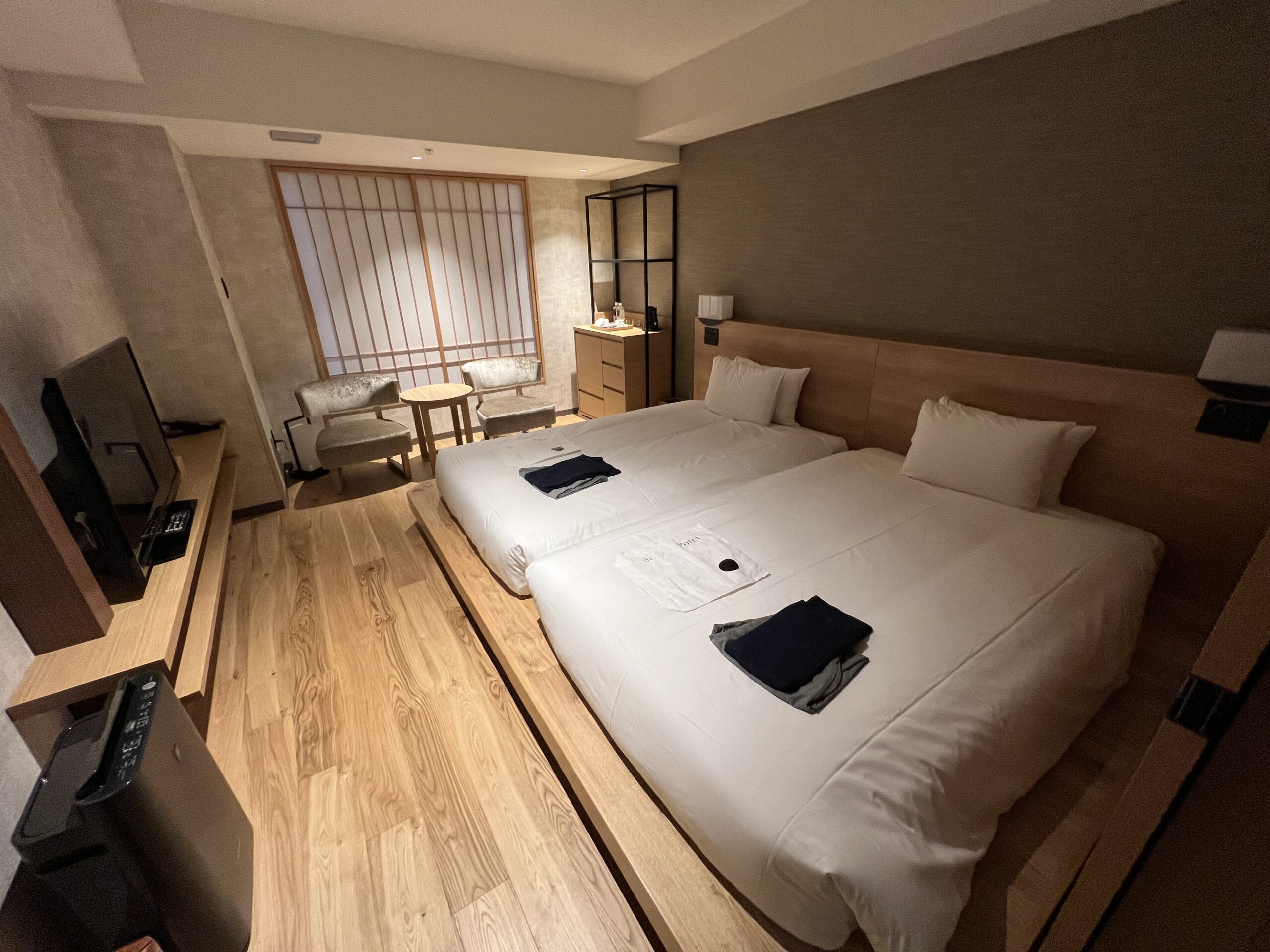 梅小路ポテル京都の客室ツインルーム