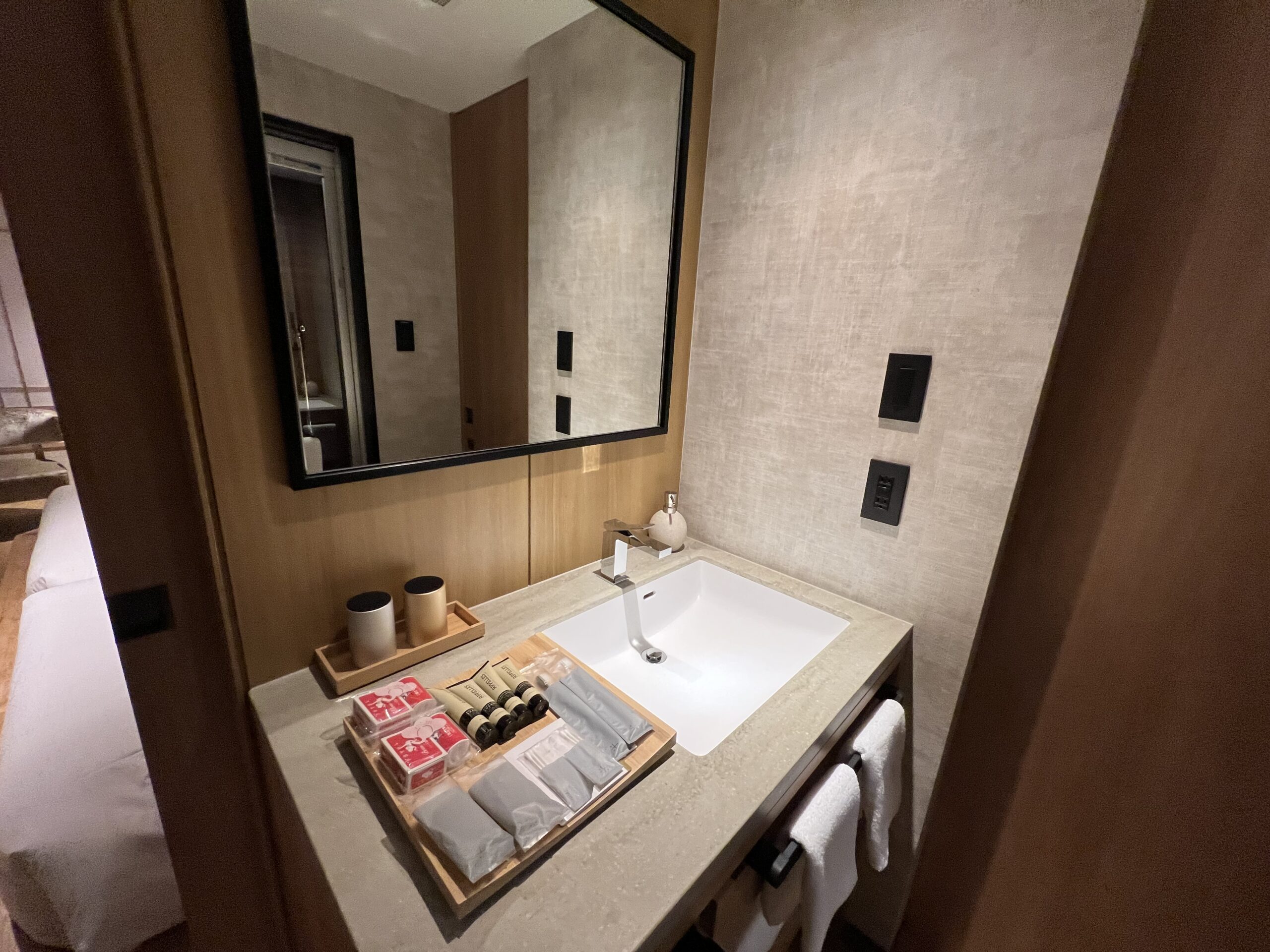 梅小路ポテル京都の洗面台