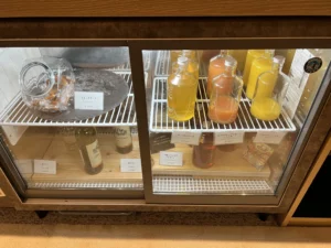 梅小路ポテル京都の冷蔵ケース・ドリンク