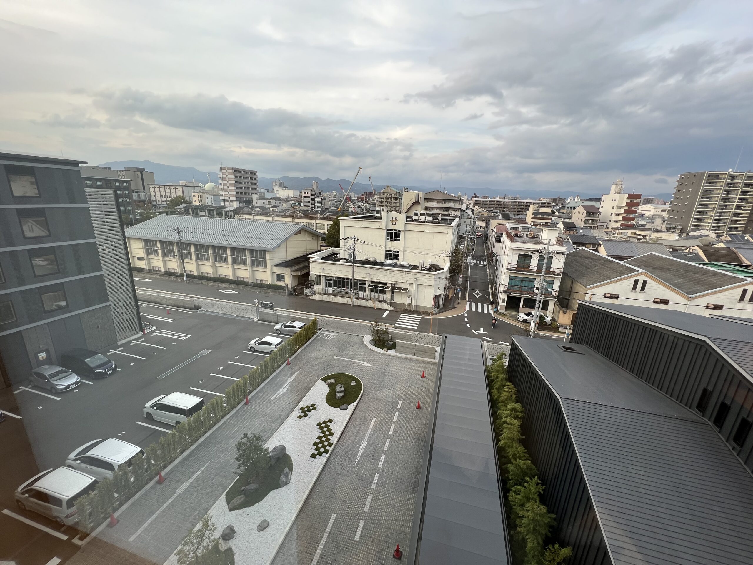 梅小路ポテル京都の客室からの眺め