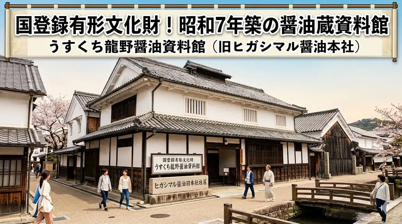 うすくち龍野醤油資料館の外観