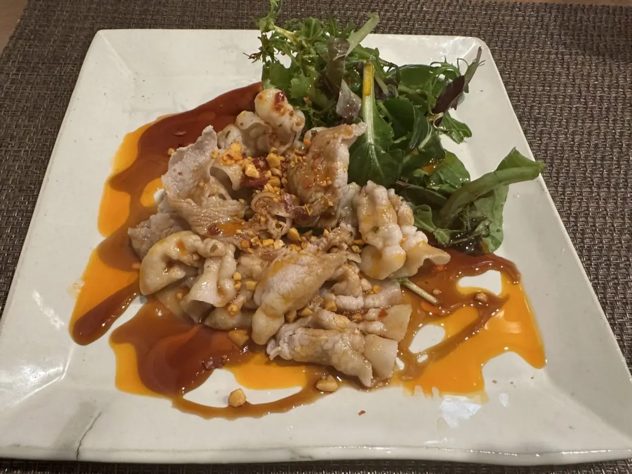 中國菜 有道理でいただいた和え物