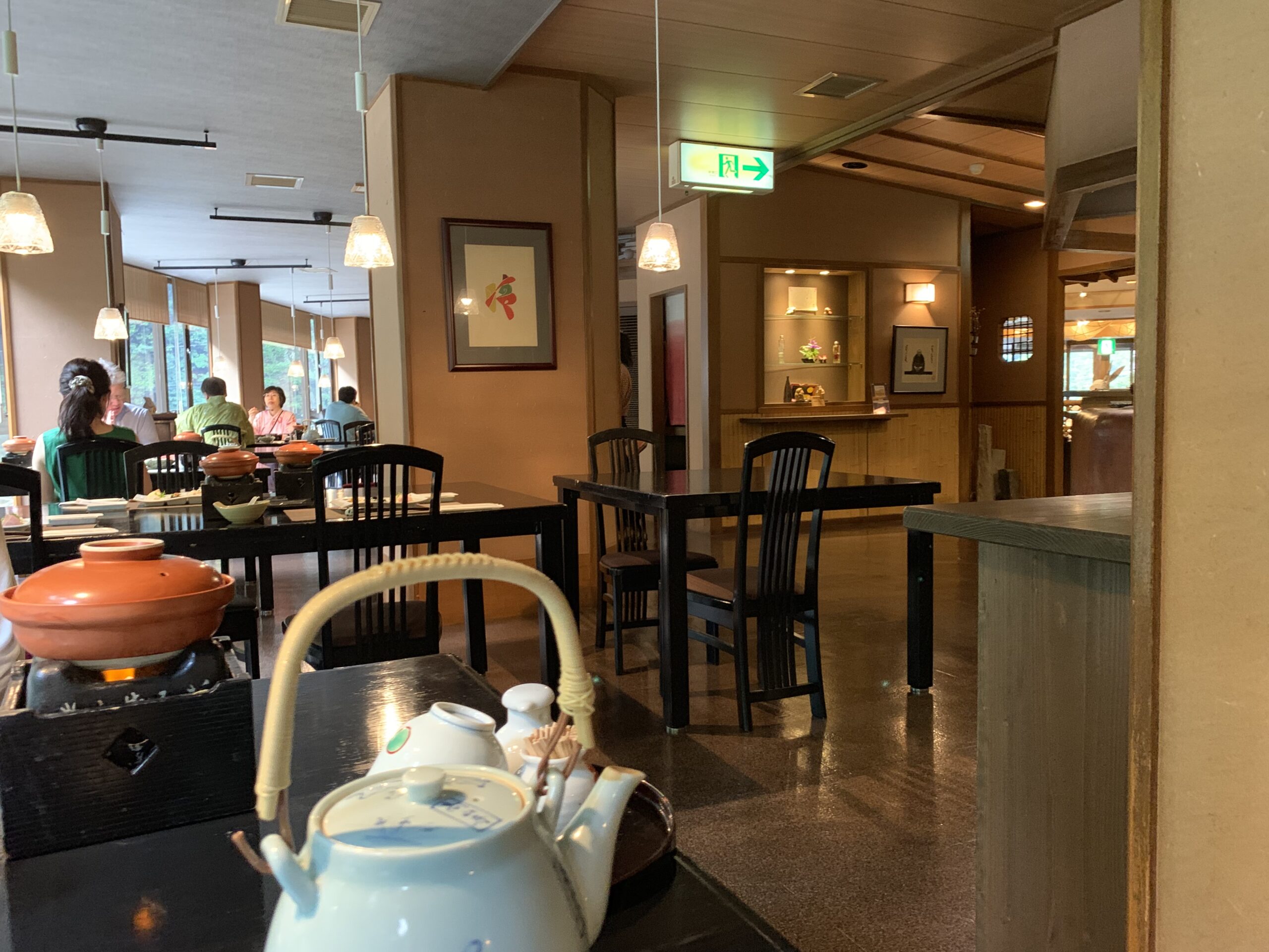 湯原温泉 八景の食事会場