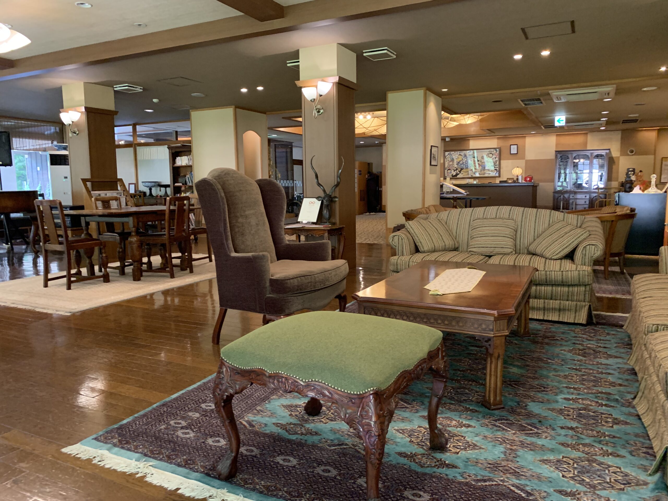 湯原温泉 八景のロビー