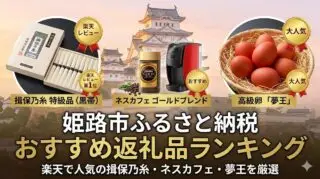姫路市ふるさと納税おすすめ返礼品ランキング楽天で人気の揖保乃糸・ネスカフェ・家島牡蠣を厳選