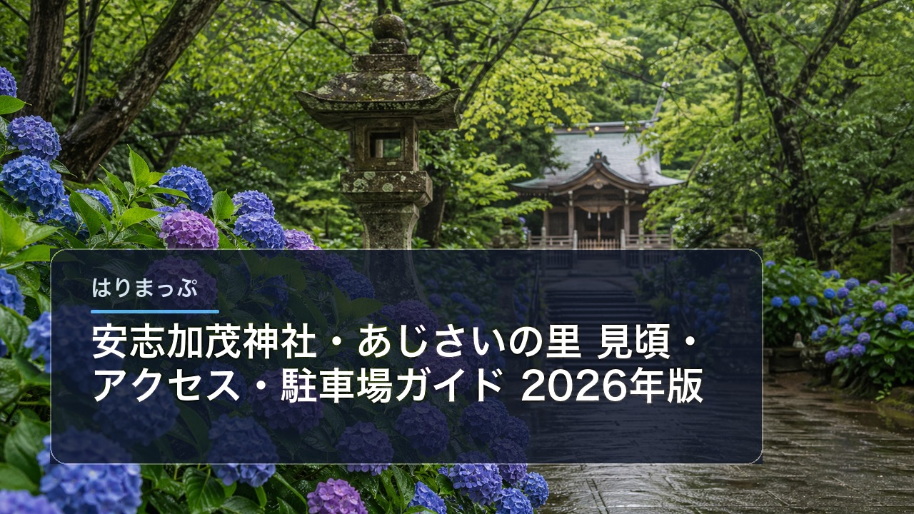 安志加茂神社・あじさいの里 見頃・アクセス・駐車場ガイド【2026年版】 アイキャッチ画像