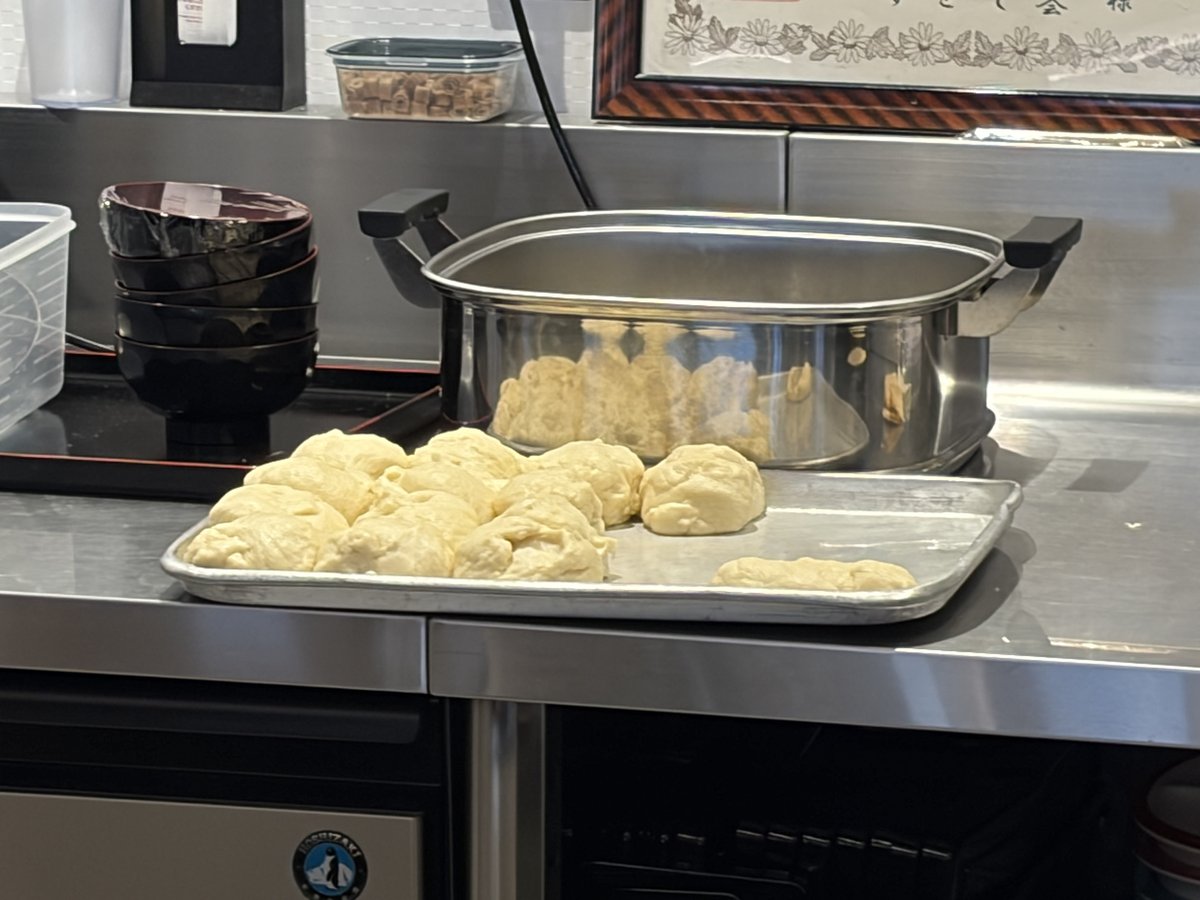 神戸牛肉まん 手作り 仕込み 生地