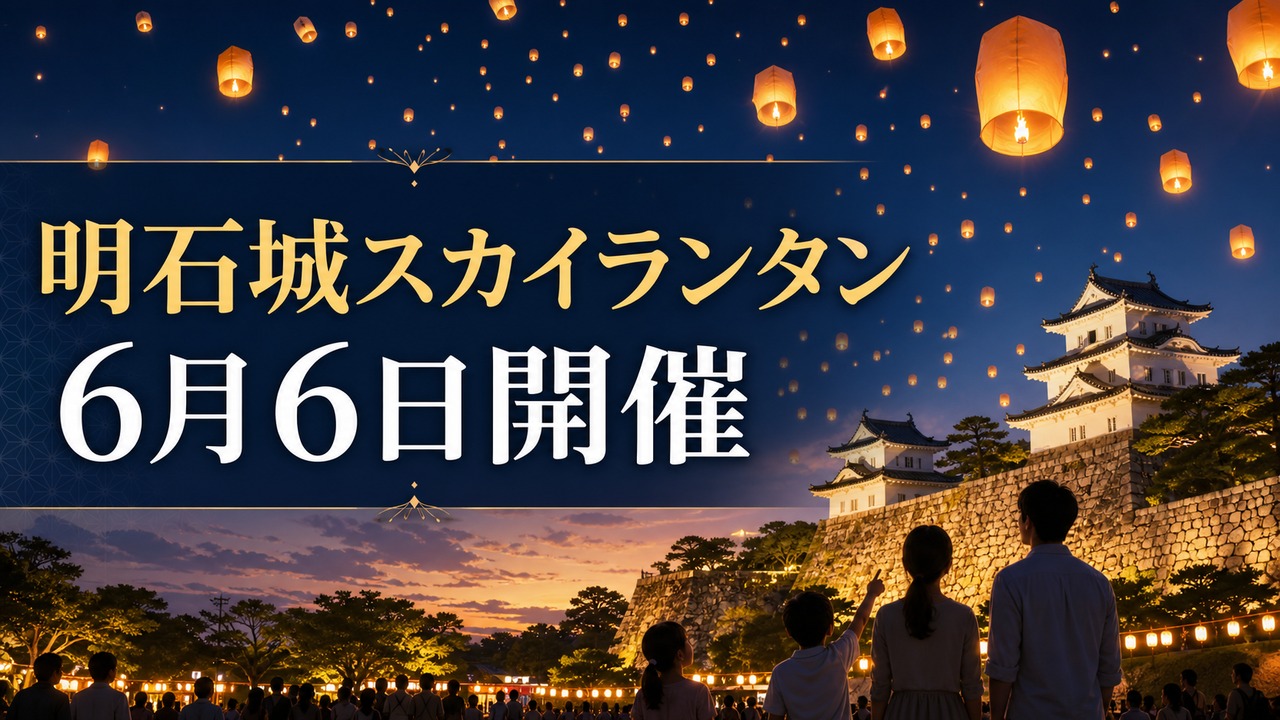 akashi-castle-sky-lantern-20260606 アイキャッチ画像