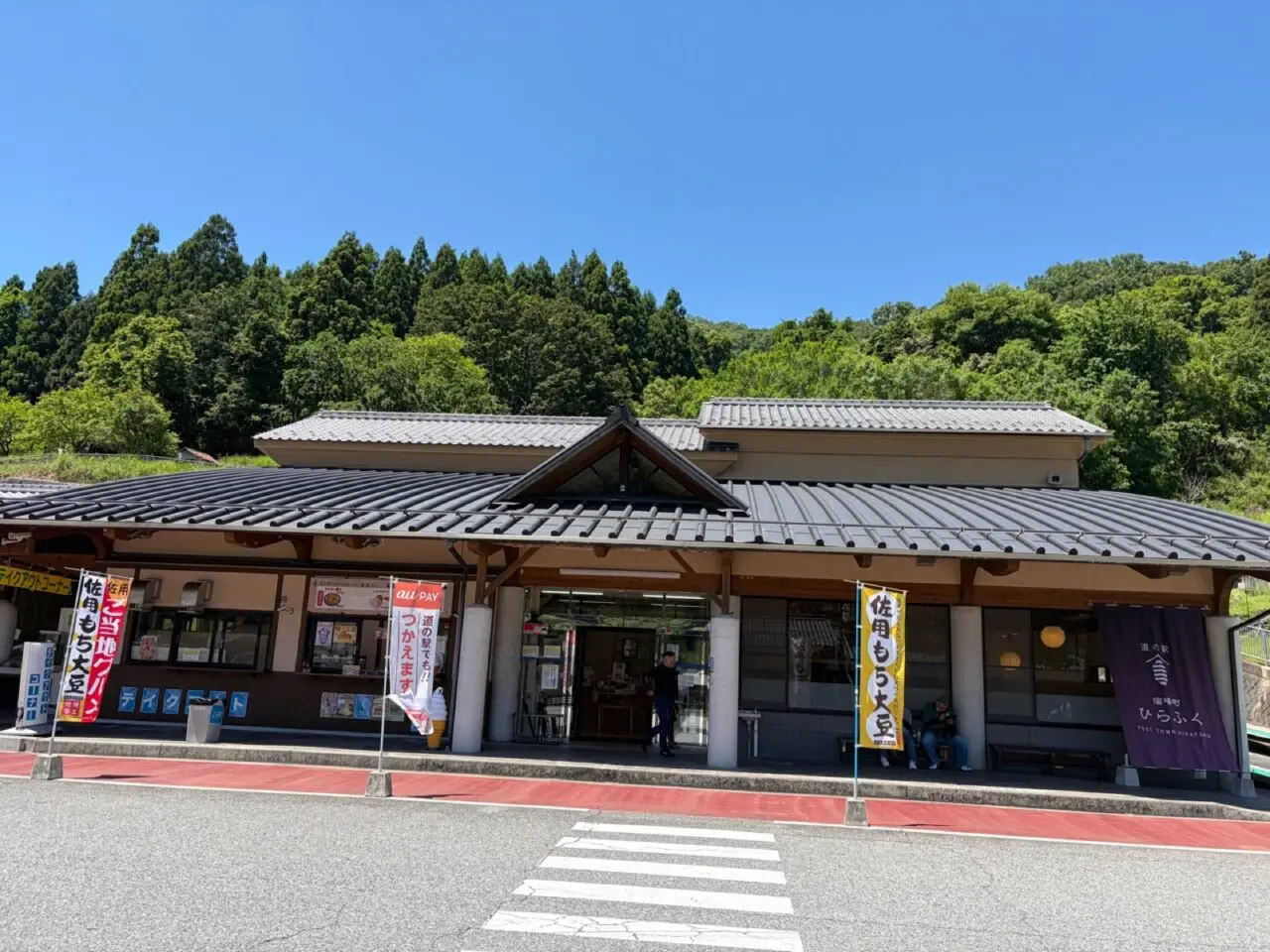 道の駅宿場町ひらふくの外観