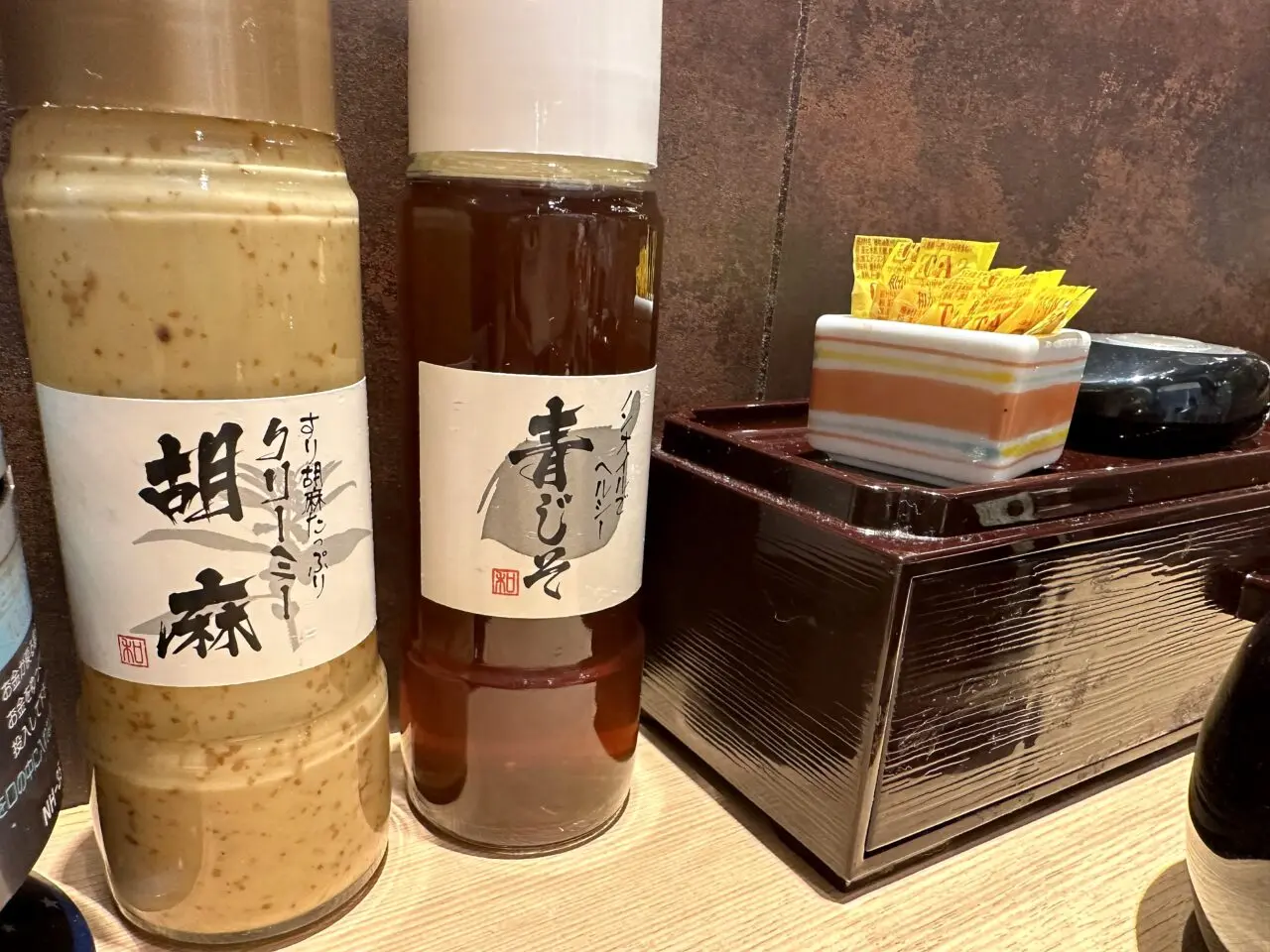 とんかつ双葉 姫路大津店の卓上ソース類