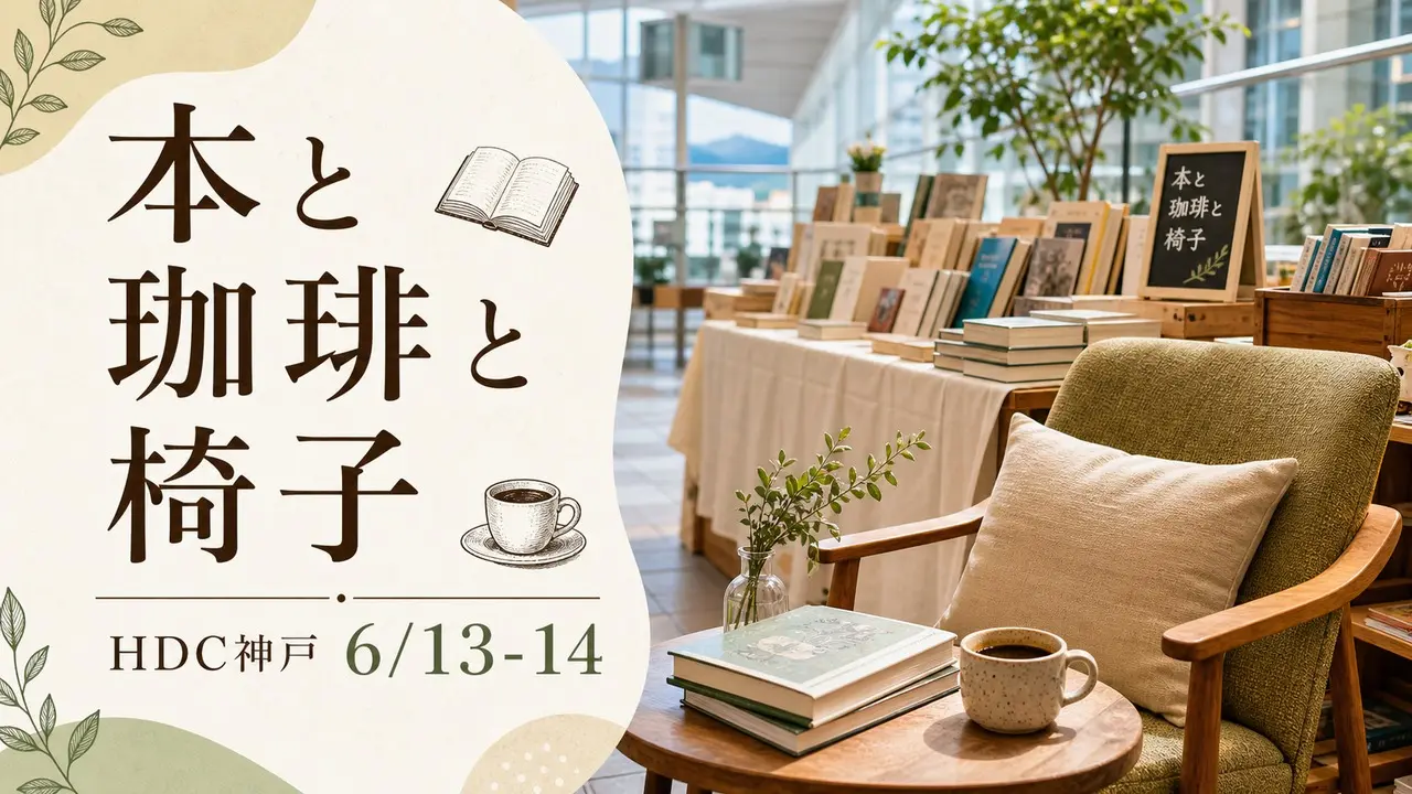 hdc-kobe-book-coffee-chair-20260613 アイキャッチ画像