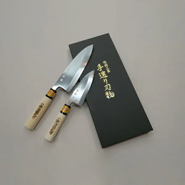 🏆 評価5.0「誠貴作」V金10号8層積層 手打ち鍛造 三徳包丁