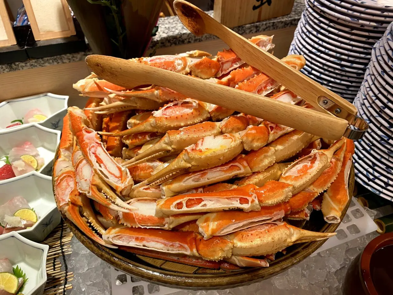 神戸みなと温泉 蓮の料理1