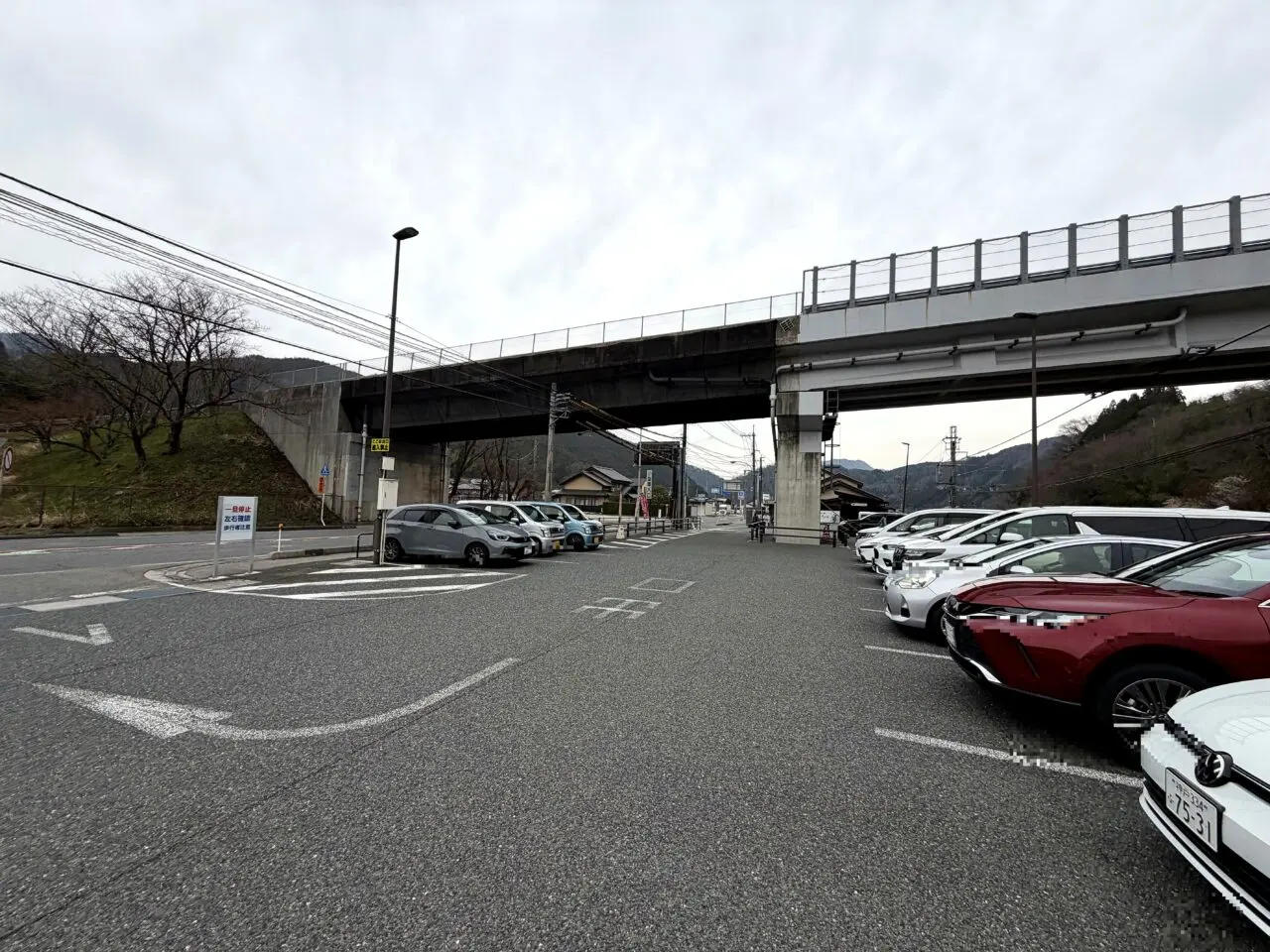 道の駅 奥大山の駐車場