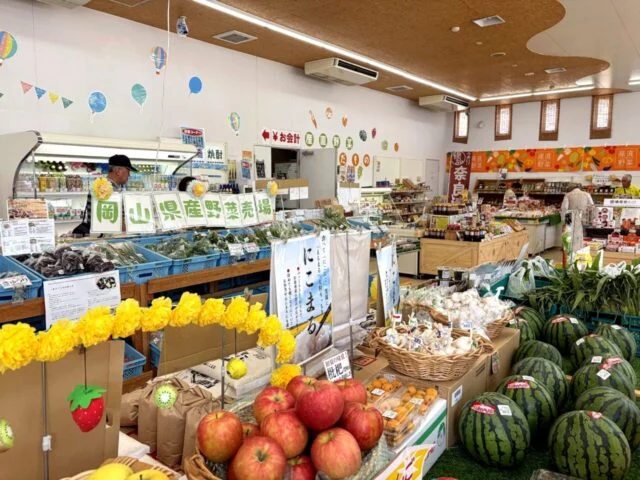 道の駅黒井山グリーンパークの店内1