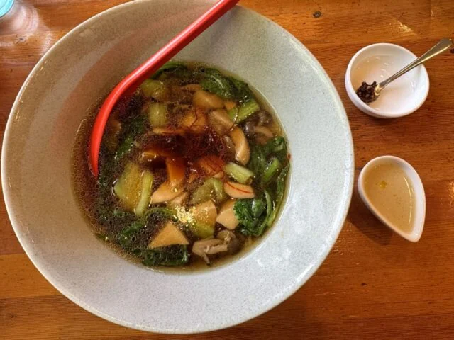 高野山 養花天で食べた精進ラーメン