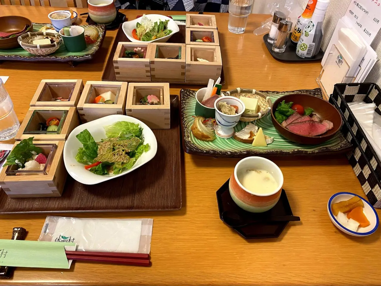 休暇村蒜山高原の料理1