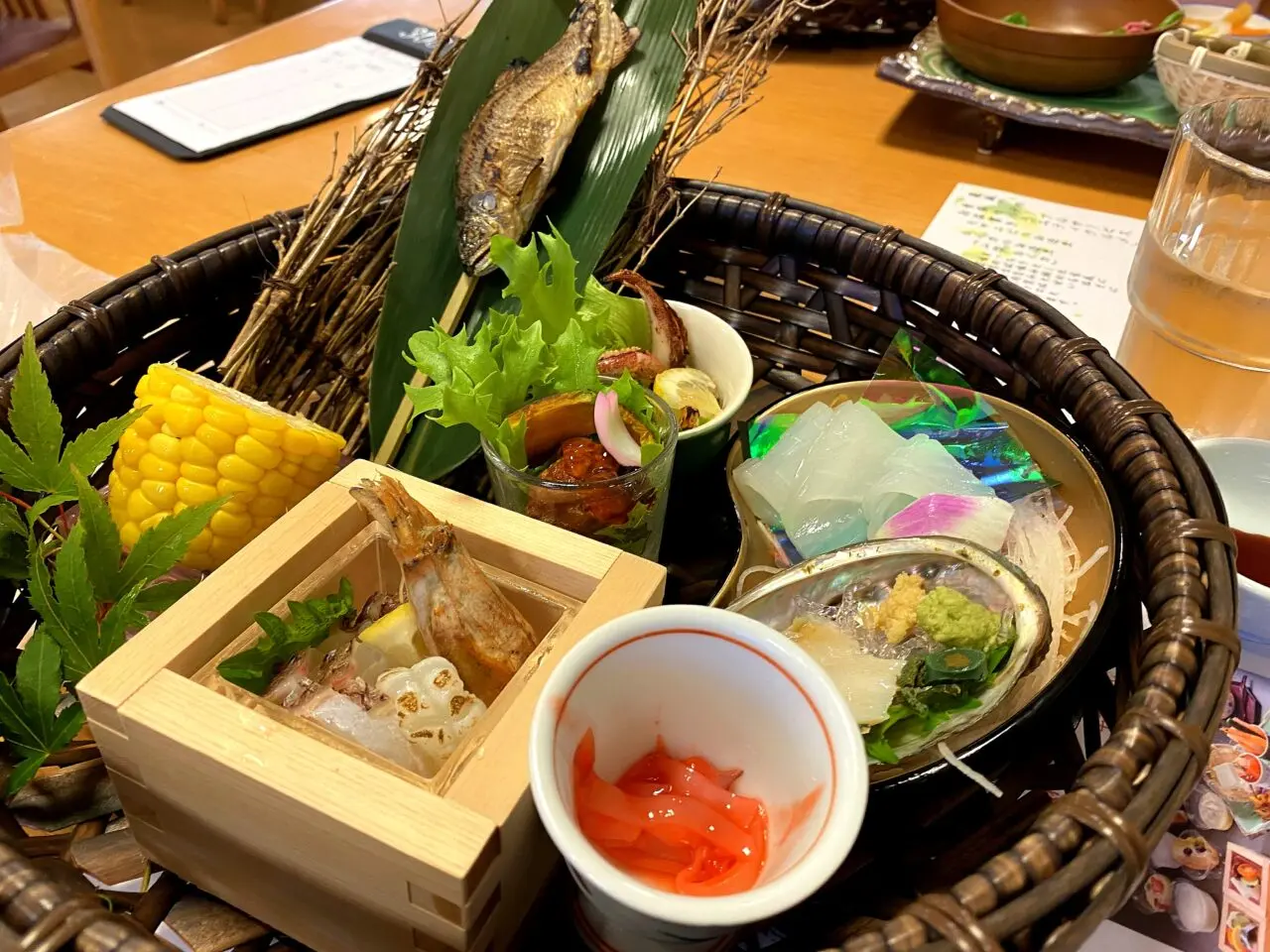 休暇村蒜山高原の料理2