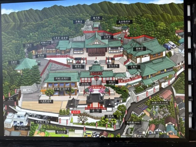 門戸厄神東光寺の境内案内図