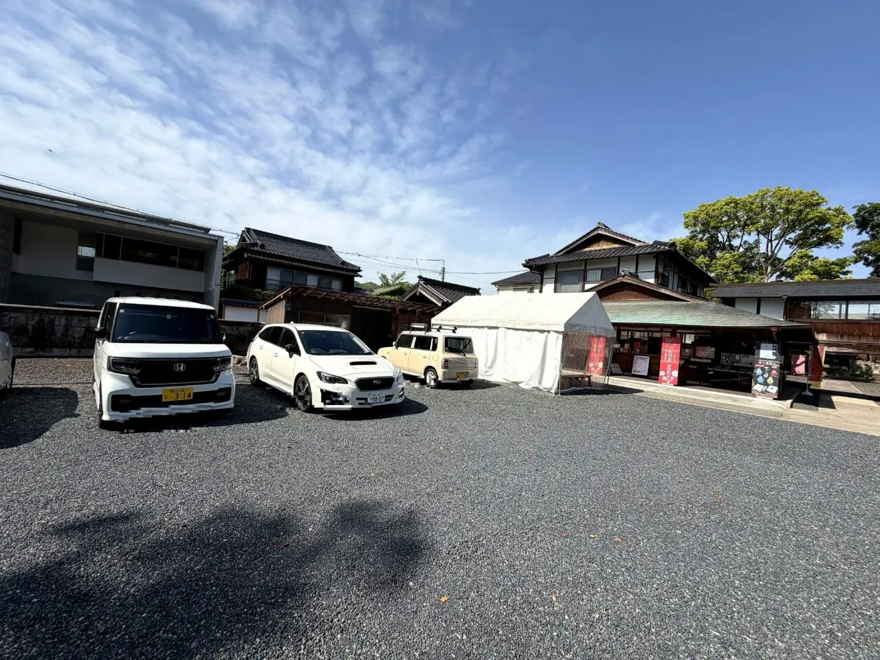 徳守神社の境内へ入る動線