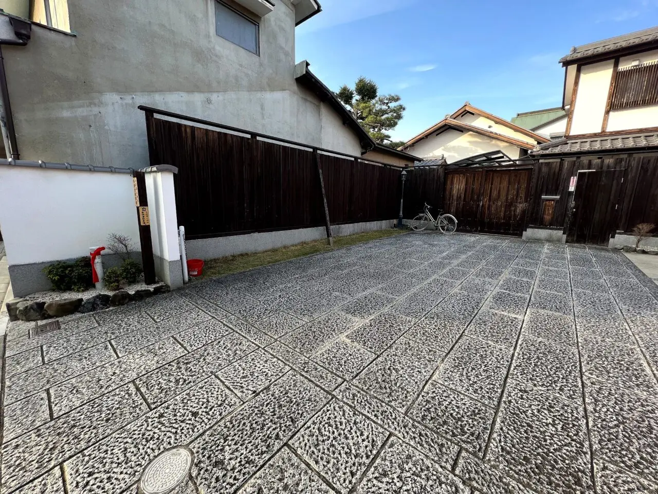 大将軍八神社の駐車場2