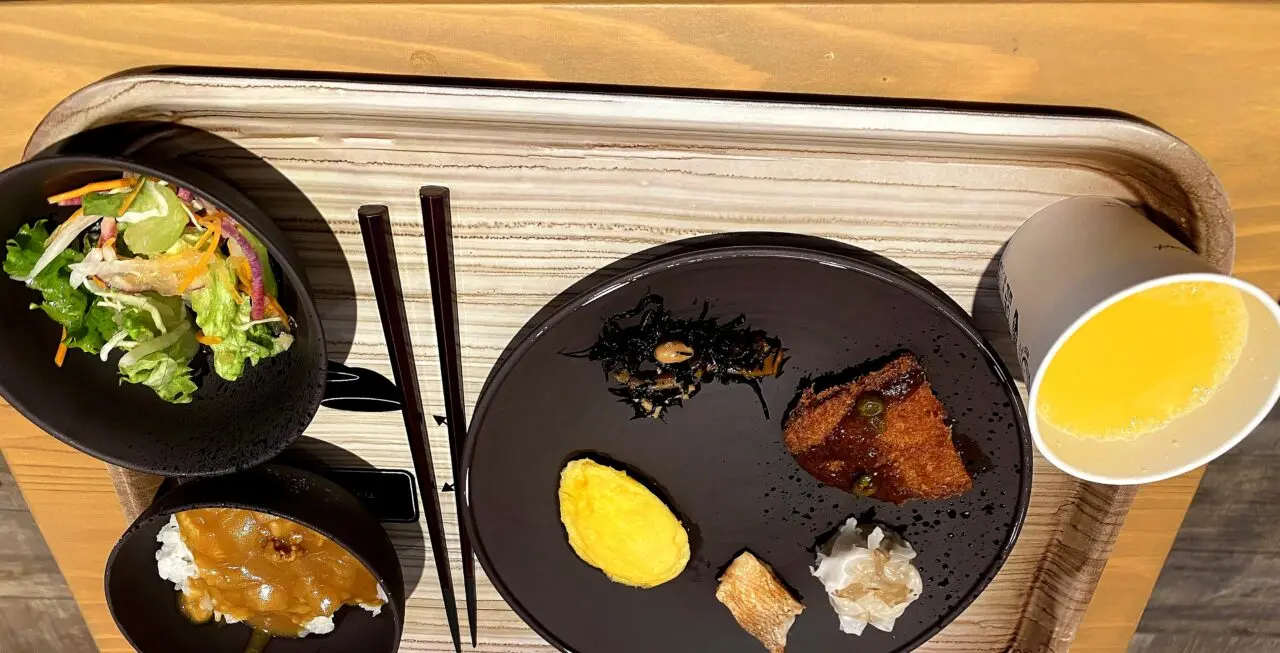 スーパーホテル岡山駅東口の無料朝食の一例