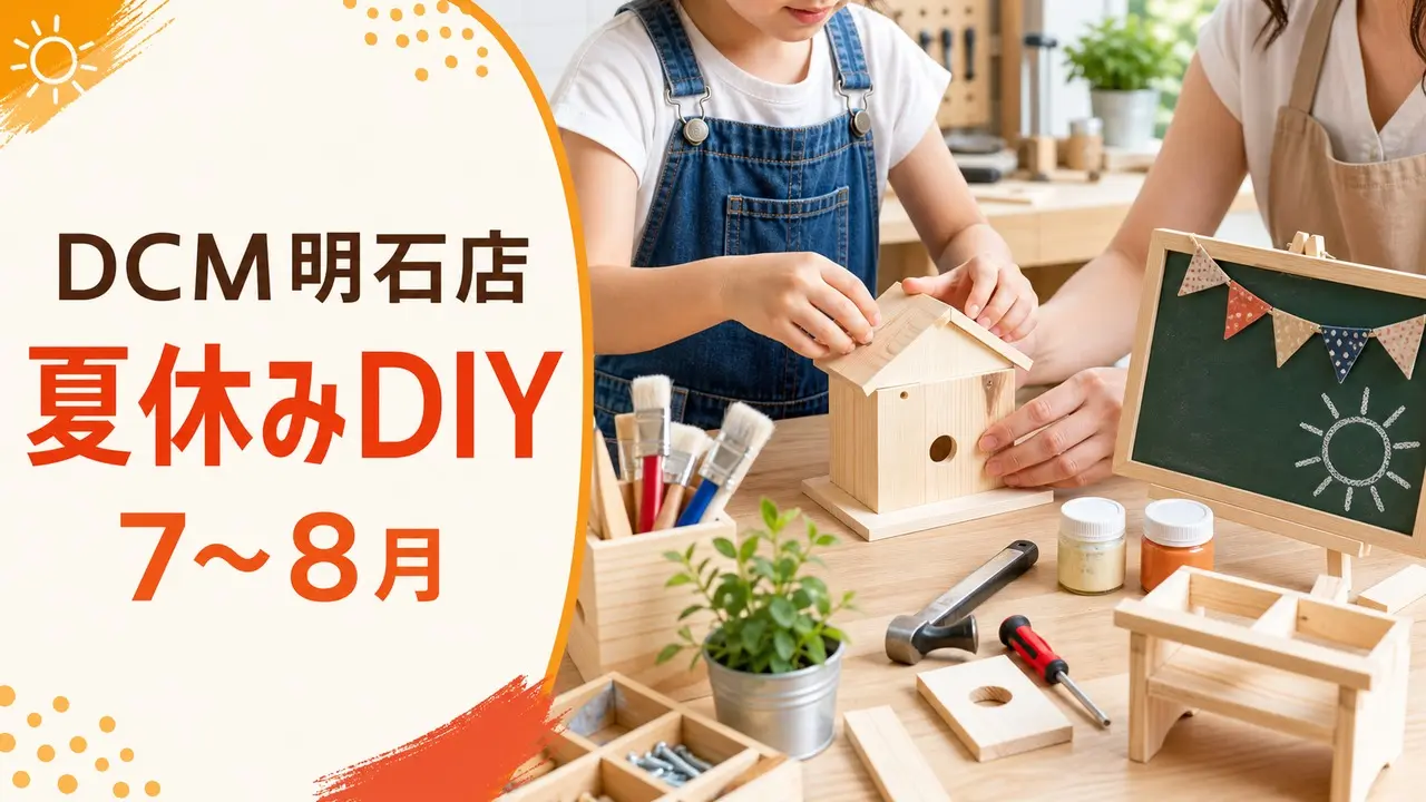 dcm-akashi-diy-workshop アイキャッチ画像