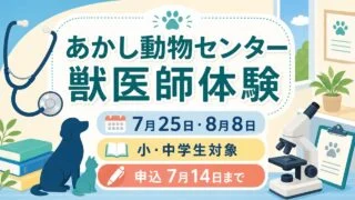 akashi-animal-center-vet-experience-2026 アイキャッチ画像