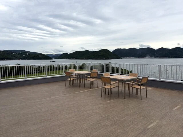 海を望むSatoUmiテラスのテラス席