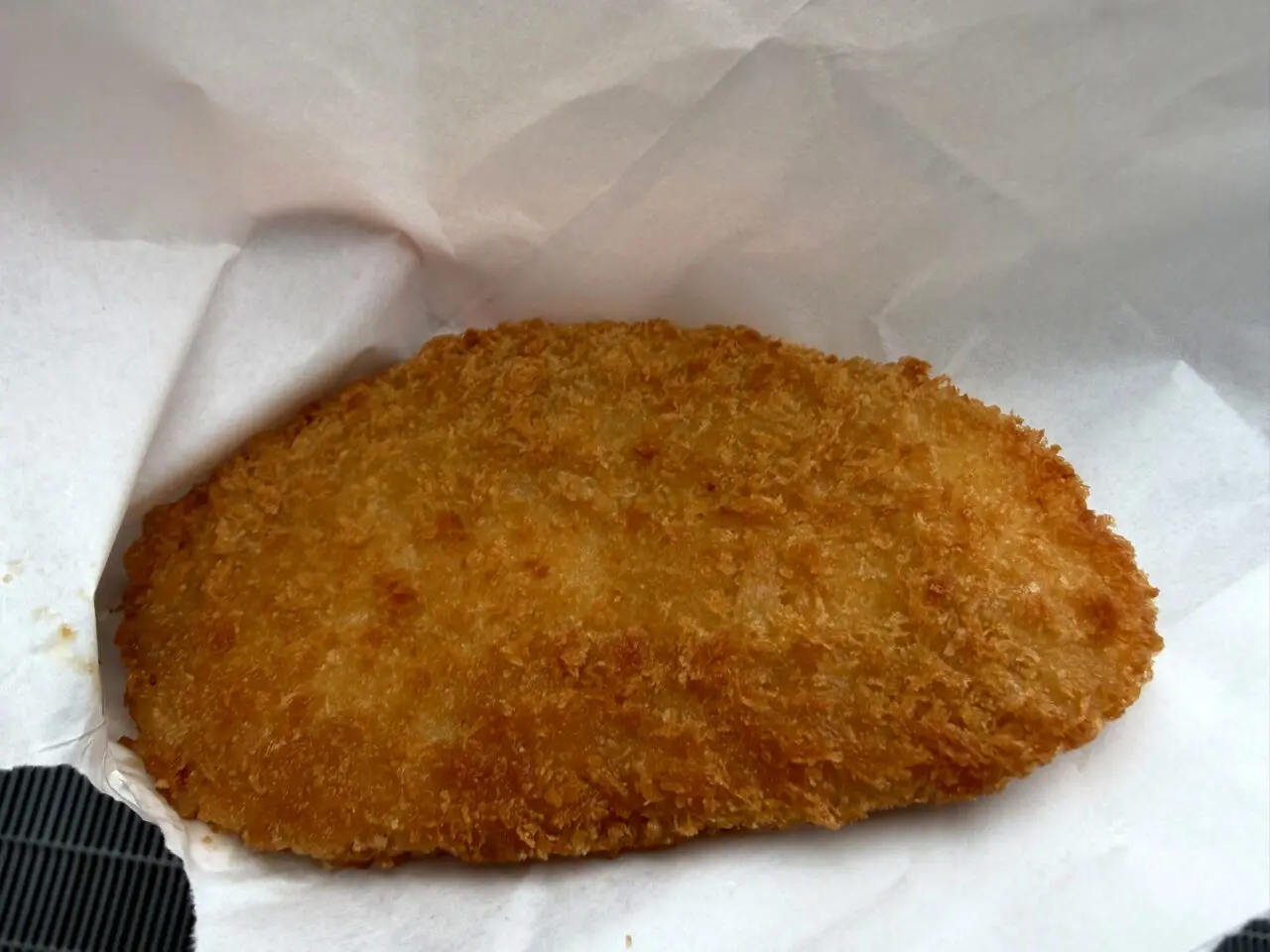 ながたやで購入した揚げ物