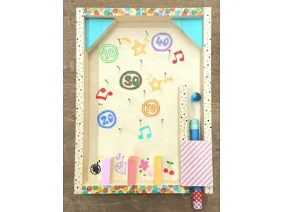 DCM明石店DIYワークショップのピンボール完成イメージ