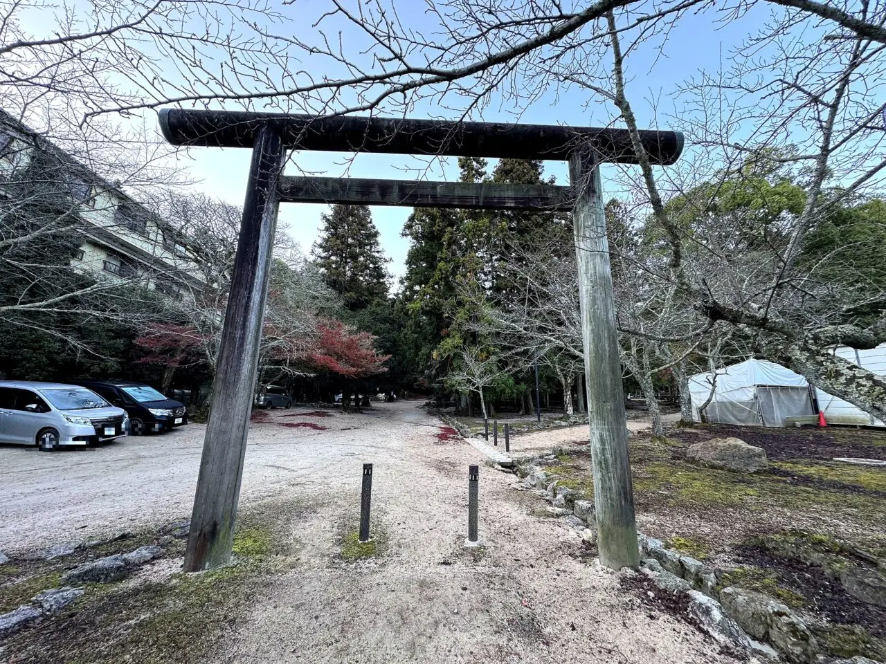 宮島 大聖院 大聖院周辺の鳥居・石段