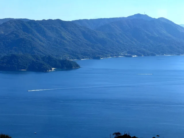 宮島 ロープウェー 宮島ロープウエーから見える島内の眺望