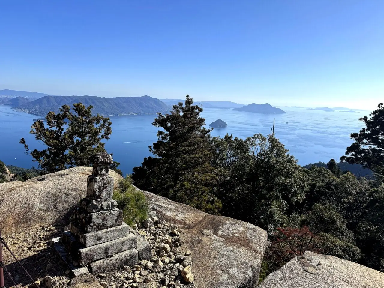宮島 弥山 弥山山頂の巨岩