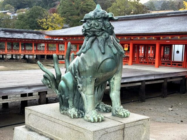 宮島 厳島神社 嚴島神社周辺の狛犬・境内細部