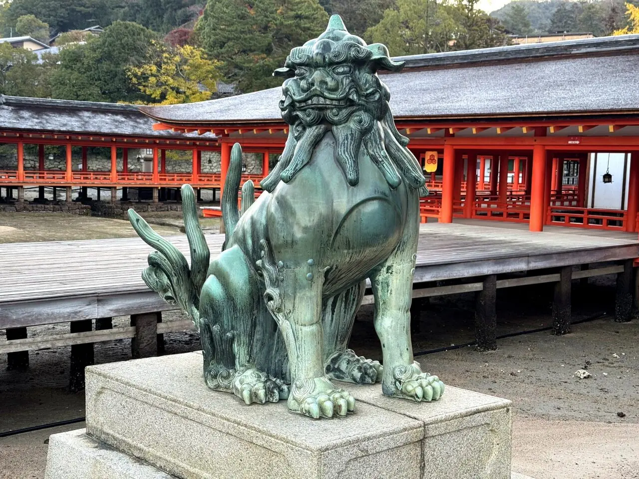 宮島 厳島神社 嚴島神社周辺の狛犬・境内細部