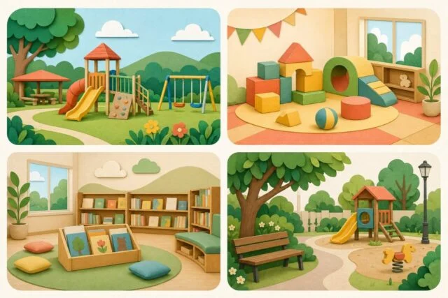 太子町の子連れ先を大型遊具・屋内遊び・図書館・短時間公園から選ぶ図