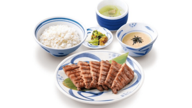 牛たん・麦めし・とろろの公式料理ビジュアル
