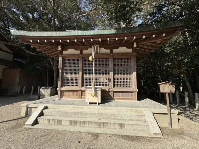 大国主西神社の社殿正面