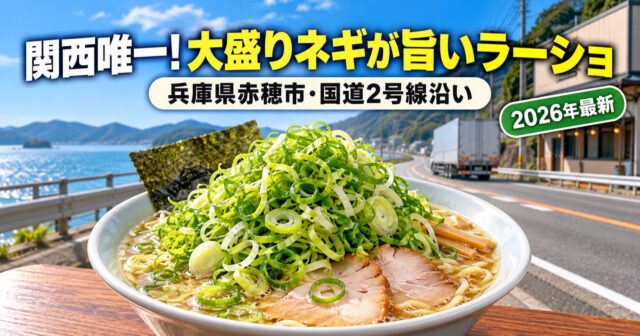 【ラーメンショップなまず峠店】赤穂の朝ラー｜関西唯一のラーショのアイキャッチ