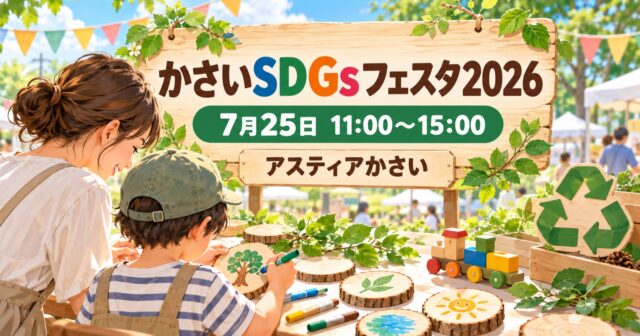 かさいSDGsフェスタ2026は7月25日｜無料体験・チケット・駐車場のアイキャッチ
