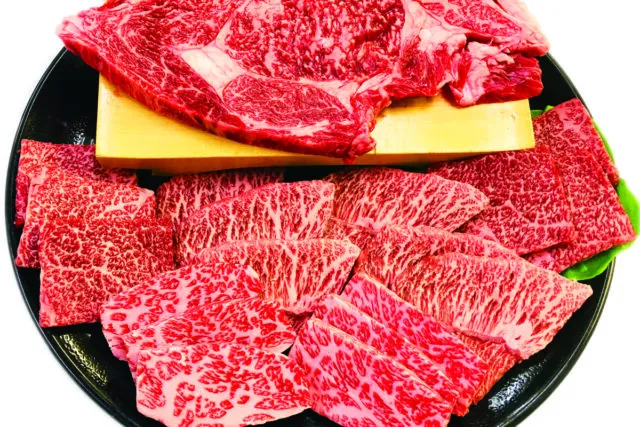 既存の今津駅前店の公式案内に掲載された肉盛り