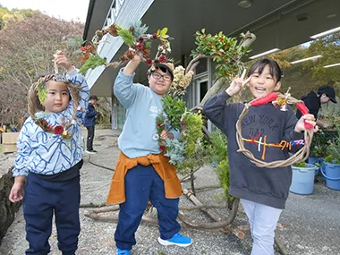 公式案内に掲載されたリースづくりの参考写真