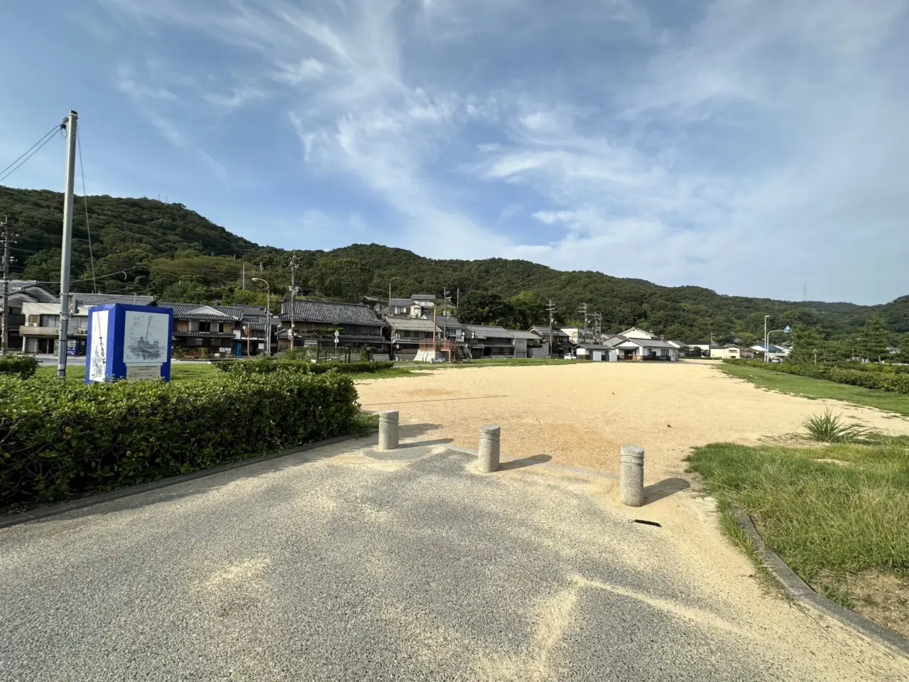 赤穂市坂越第一観光駐車場の場内(2)